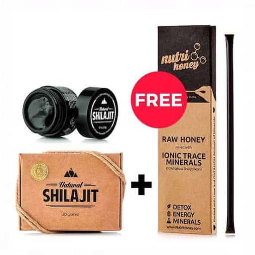 Shilajit Resin + Free NutriHoney
